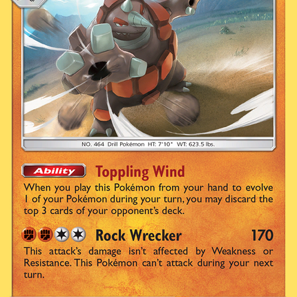Rhyperior (67/147) [Sun & Moon: Burning Shadows]