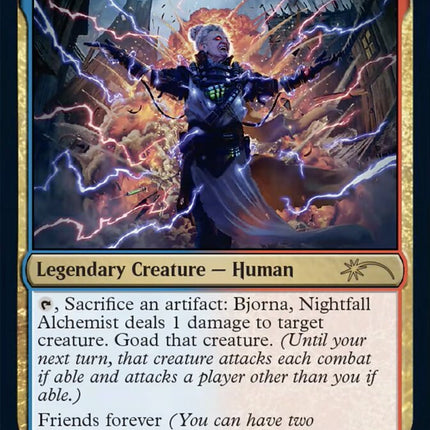 Bjorna, Nightfall Alchemist [Secret Lair: Universes Within]