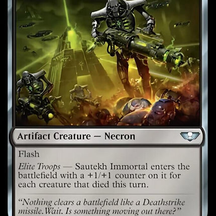 Sautekh Immortal (Surge Foil) [Warhammer 40,000]