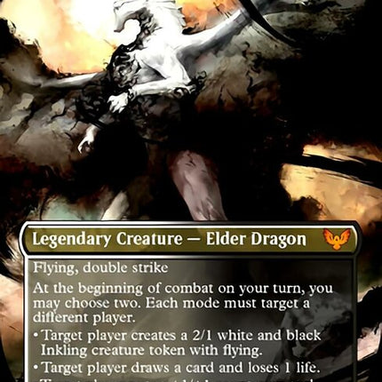 Shadrix Silverquill (Borderless Alternate Art) [Strixhaven: School of Mages]