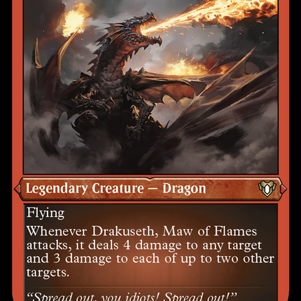 Drakuseth, Maw of Flames (Foil Etched) [Commander Masters]