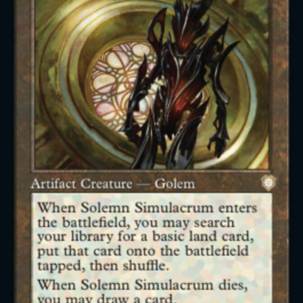 Solemn Simulacrum (Retro) [The Brothers' War Commander]
