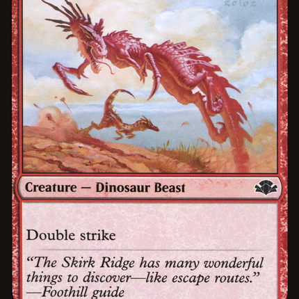 Ridgetop Raptor [Dominaria Remastered]