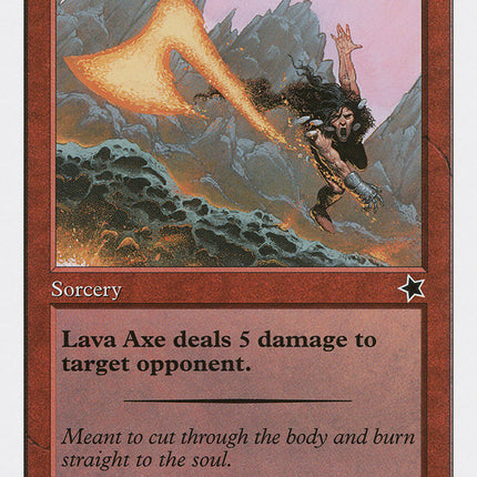 Lava Axe [Starter 1999]