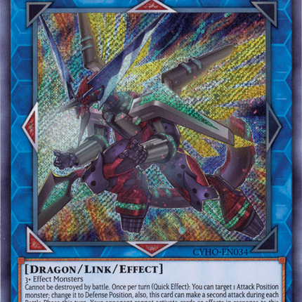 Borrelsword Dragon [CYHO-EN034] Secret Rare