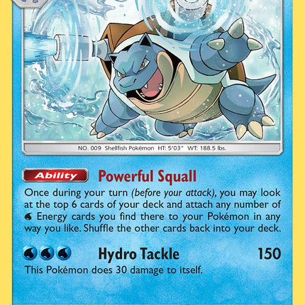 Blastoise (25/181) (Theme Deck Exclusive) [Sun & Moon: Team Up]
