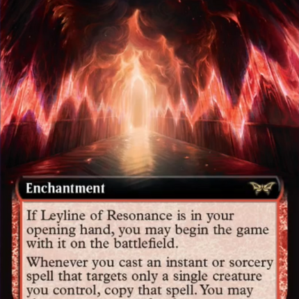 Leyline of Resonance (Extended Art) [Duskmourn: House of Horror]