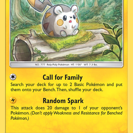 Togedemaru (73/236) [Sun & Moon: Cosmic Eclipse]