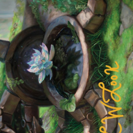 Timeless Lotus Art Card (Gold-Stamped Signature) [Dominaria United Art Series]