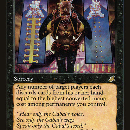 Cabal Conditioning [Scourge]