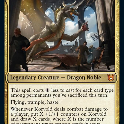 Korvold, Gleeful Glutton [Wilds of Eldraine Commander]