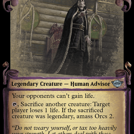 Grima Wormtongue [The Lord of the Rings: Tales of Middle-Earth Showcase Scrolls]