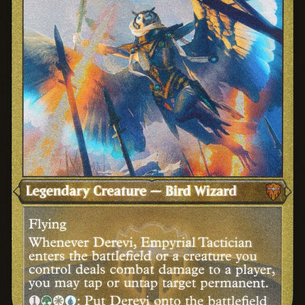 Derevi, Empyrial Tactician (Etched) [Commander Legends]