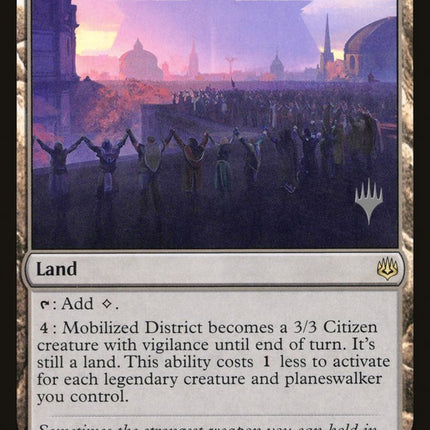 Mobilized District (Promo Pack) [War of the Spark Promos]