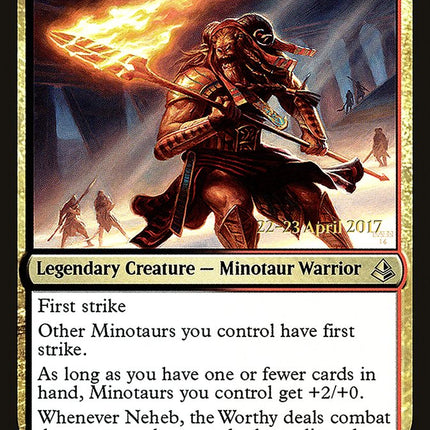 Neheb, the Worthy [Amonkhet Prerelease Promos]