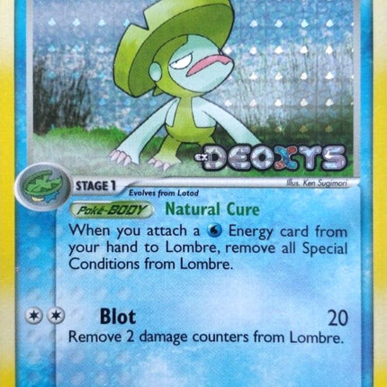 Lombre (34/107) (Stamped) [EX: Deoxys]