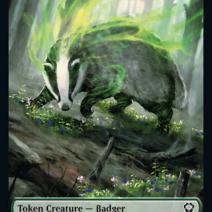 Bird (002) // Badger Double-Sided Token [Dominaria United Tokens]