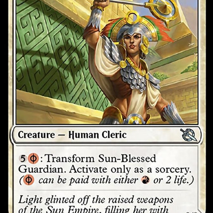 Sun-Blessed Guardian // Furnace-Blessed Conqueror [March of the Machine]