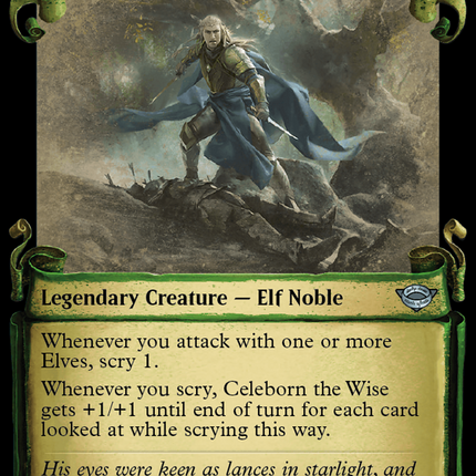 Celeborn the Wise [The Lord of the Rings: Tales of Middle-Earth Showcase Scrolls]