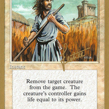 Swords to Plowshares (Bertrand Lestree) [Pro Tour Collector Set]