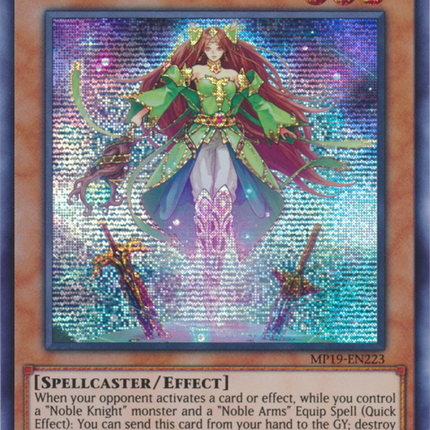 Morgan, the Enchantress of Avalon [MP19-EN223] Prismatic Secret Rare