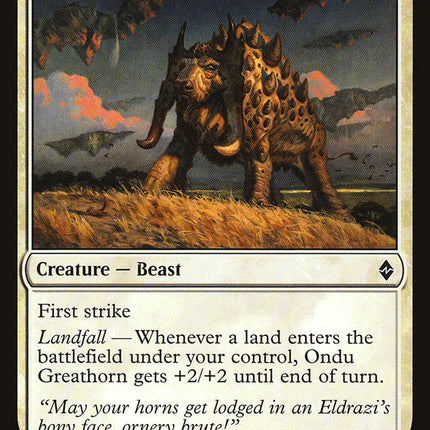 Ondu Greathorn [Battle for Zendikar]