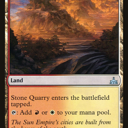 Stone Quarry [Rivals of Ixalan]