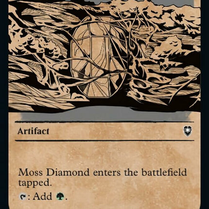 Moss Diamond (Showcase) [Commander Legends: Battle for Baldur's Gate]
