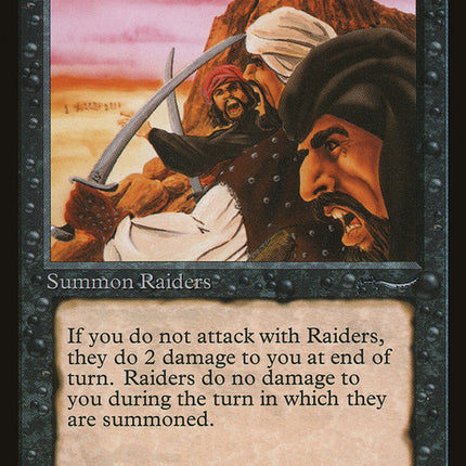Erg Raiders (Dark Mana Cost) [Arabian Nights]