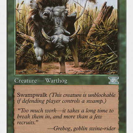 Warthog [Classic Sixth Edition]