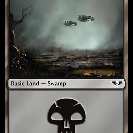 Swamp (313) (Surge Foil) [Warhammer 40,000]