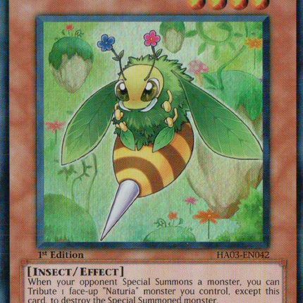 Naturia Horneedle [HA03-EN042] Super Rare