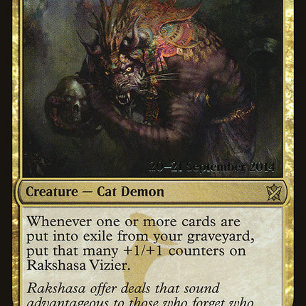 Rakshasa Vizier [Khans of Tarkir Prerelease Promos]
