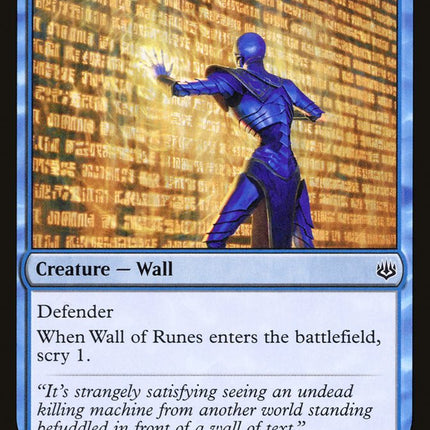 Wall of Runes [War of the Spark]