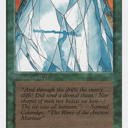 Wall of Ice [Unlimited Edition]