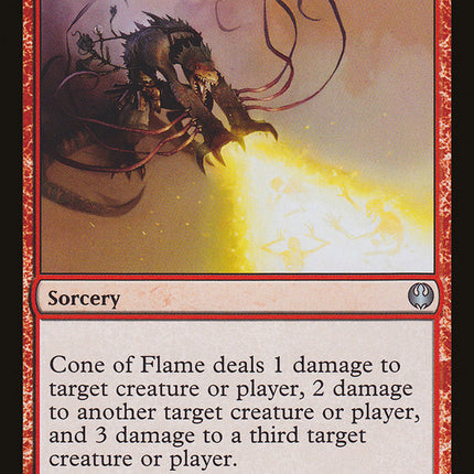 Cone of Flame [Duel Decks: Knights vs. Dragons]