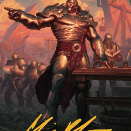 Karn, Living Legacy Art Card 1 (Gold-Stamped Signature) [Dominaria United Art Series]