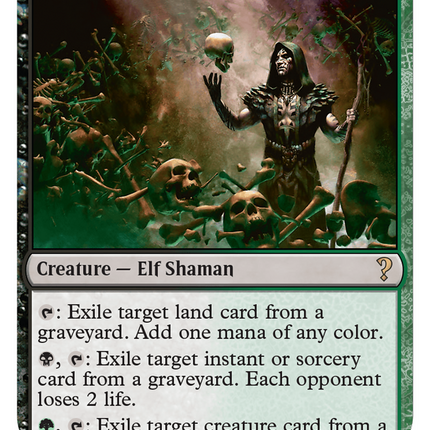 Deathrite Shaman (White Border) [Mystery Booster 2]