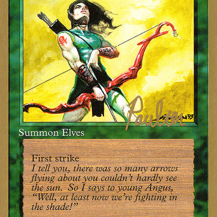 Elvish Archers (Preston Poulter) [Pro Tour Collector Set]