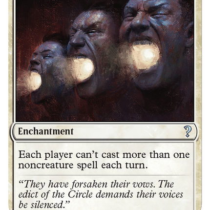 Deafening Silence (White Border) [Mystery Booster 2]