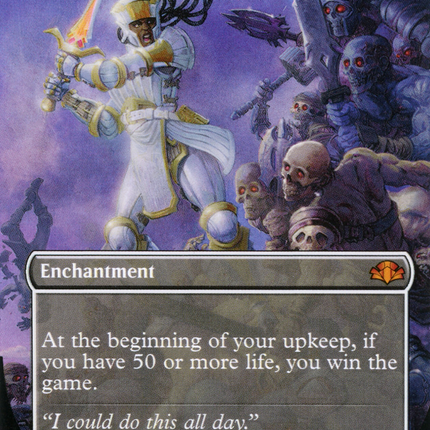 Test of Endurance (Borderless Alternate Art) [Dominaria Remastered]