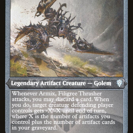 Armix, Filigree Thrasher (Etched) [Commander Legends]