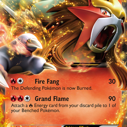 Entei EX (13/108) [Black & White: Dark Explorers]