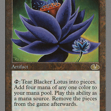 Blacker Lotus [Unglued]