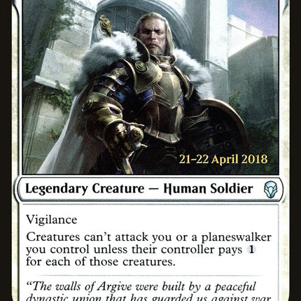 Baird, Steward of Argive [Dominaria Prerelease Promos]