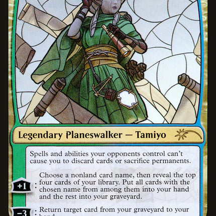 Tamiyo, Collector of Tales (Stained Glass) [Secret Lair Drop Promos]