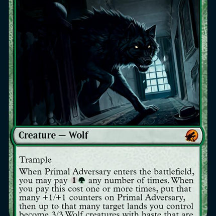 Primal Adversary [Innistrad: Midnight Hunt]