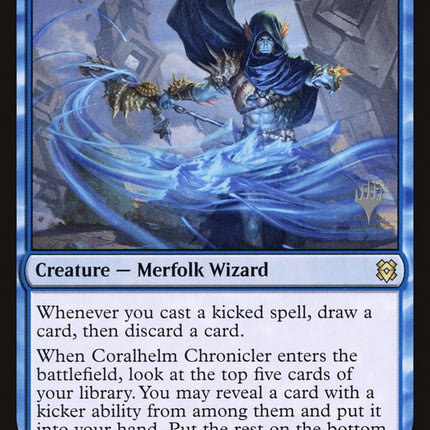 Coralhelm Chronicler (Promo Pack) [Zendikar Rising Promos]
