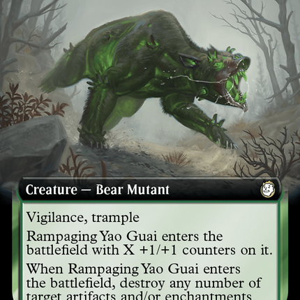 Rampaging Yao Guai (Extended Art) (Surge Foil) [Fallout]