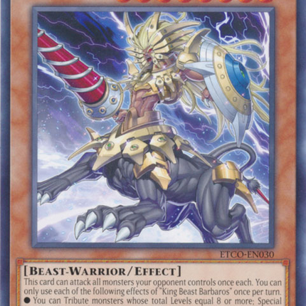 King Beast Barbaros [ETCO-EN030] Common